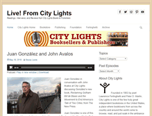 Tablet Screenshot of citylightspodcast.com